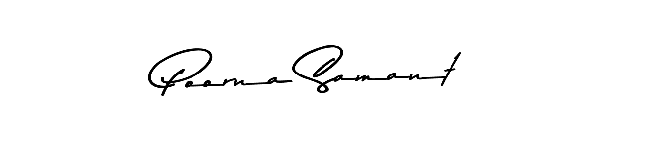 It looks lik you need a new signature style for name Poorna Samant. Design unique handwritten (Asem Kandis PERSONAL USE) signature with our free signature maker in just a few clicks. Poorna Samant signature style 9 images and pictures png