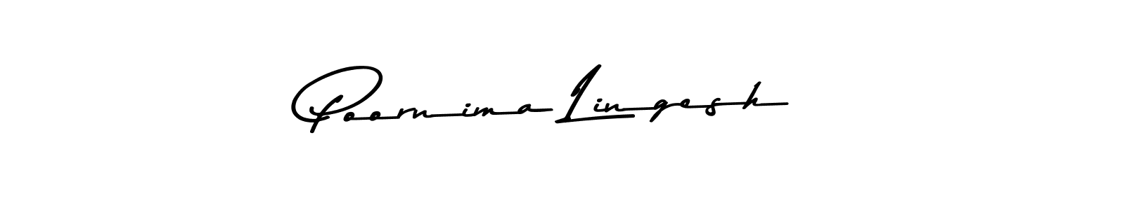 How to make Poornima Lingesh signature? Asem Kandis PERSONAL USE is a professional autograph style. Create handwritten signature for Poornima Lingesh name. Poornima Lingesh signature style 9 images and pictures png
