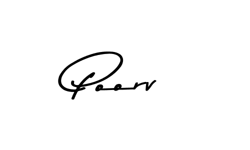 The best way (Asem Kandis PERSONAL USE) to make a short signature is to pick only two or three words in your name. The name Poorv include a total of six letters. For converting this name. Poorv signature style 9 images and pictures png