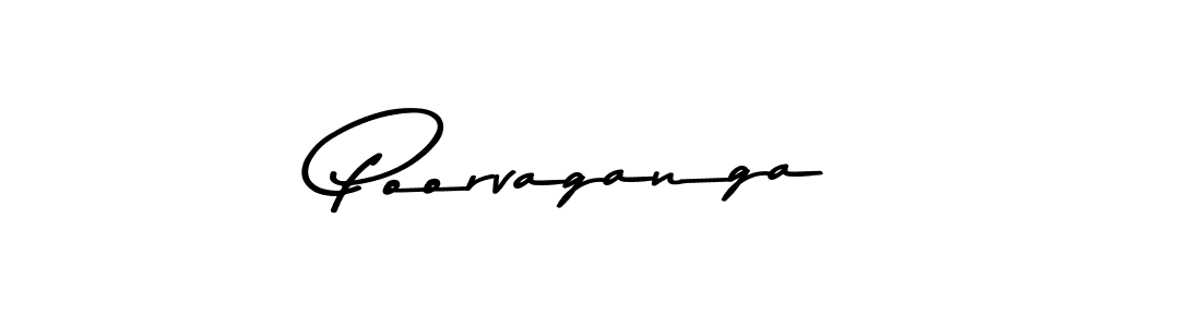 Also You can easily find your signature by using the search form. We will create Poorvaganga name handwritten signature images for you free of cost using Asem Kandis PERSONAL USE sign style. Poorvaganga signature style 9 images and pictures png