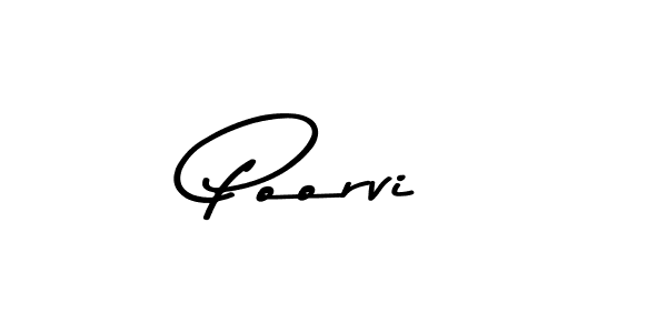 Use a signature maker to create a handwritten signature online. With this signature software, you can design (Asem Kandis PERSONAL USE) your own signature for name Poorvi. Poorvi signature style 9 images and pictures png