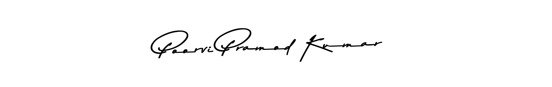 Also You can easily find your signature by using the search form. We will create Poorvi Pramod Kumar name handwritten signature images for you free of cost using Asem Kandis PERSONAL USE sign style. Poorvi Pramod Kumar signature style 9 images and pictures png