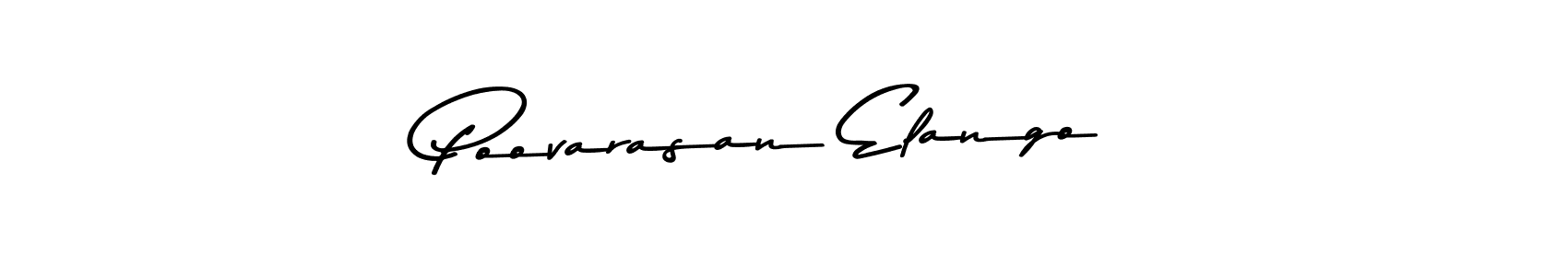 Design your own signature with our free online signature maker. With this signature software, you can create a handwritten (Asem Kandis PERSONAL USE) signature for name Poovarasan Elango. Poovarasan Elango signature style 9 images and pictures png