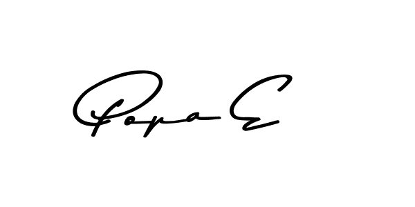 How to make Popa E signature? Asem Kandis PERSONAL USE is a professional autograph style. Create handwritten signature for Popa E name. Popa E signature style 9 images and pictures png
