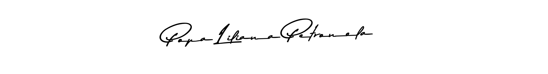The best way (Asem Kandis PERSONAL USE) to make a short signature is to pick only two or three words in your name. The name Popa Liliana Petronela include a total of six letters. For converting this name. Popa Liliana Petronela signature style 9 images and pictures png