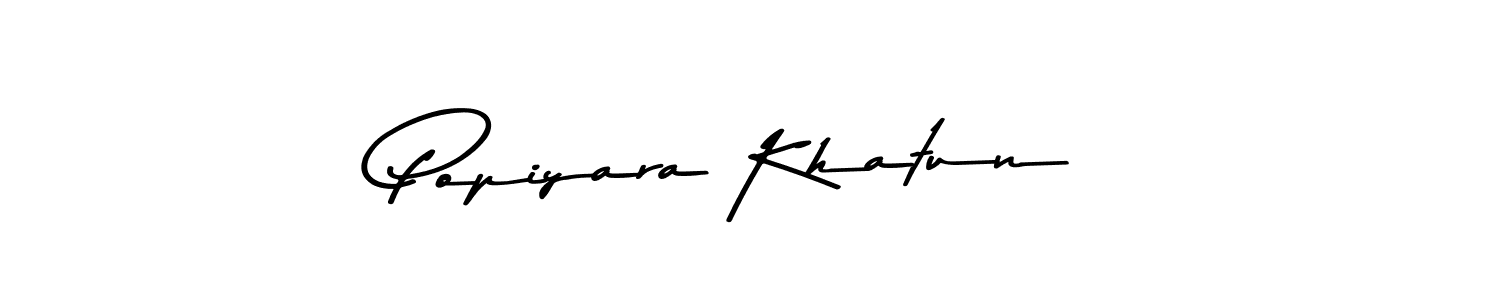 You should practise on your own different ways (Asem Kandis PERSONAL USE) to write your name (Popiyara Khatun) in signature. don't let someone else do it for you. Popiyara Khatun signature style 9 images and pictures png