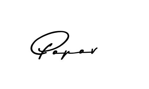 Popov stylish signature style. Best Handwritten Sign (Asem Kandis PERSONAL USE) for my name. Handwritten Signature Collection Ideas for my name Popov. Popov signature style 9 images and pictures png