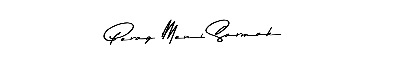 How to make Porag Moni Sarmah signature? Asem Kandis PERSONAL USE is a professional autograph style. Create handwritten signature for Porag Moni Sarmah name. Porag Moni Sarmah signature style 9 images and pictures png