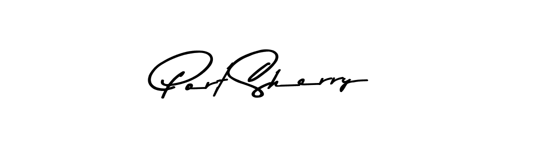 Also You can easily find your signature by using the search form. We will create Port Sherry name handwritten signature images for you free of cost using Asem Kandis PERSONAL USE sign style. Port Sherry signature style 9 images and pictures png