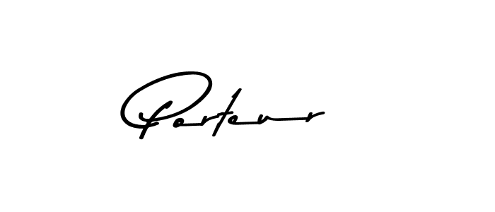 Use a signature maker to create a handwritten signature online. With this signature software, you can design (Asem Kandis PERSONAL USE) your own signature for name Porteur. Porteur signature style 9 images and pictures png