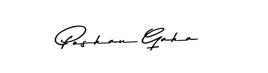 Also You can easily find your signature by using the search form. We will create Poshan Gaha name handwritten signature images for you free of cost using Asem Kandis PERSONAL USE sign style. Poshan Gaha signature style 9 images and pictures png