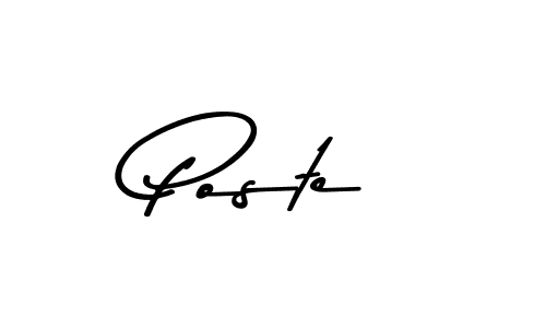 This is the best signature style for the Poste name. Also you like these signature font (Asem Kandis PERSONAL USE). Mix name signature. Poste signature style 9 images and pictures png