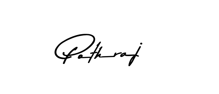 How to make Pothraj name signature. Use Asem Kandis PERSONAL USE style for creating short signs online. This is the latest handwritten sign. Pothraj signature style 9 images and pictures png