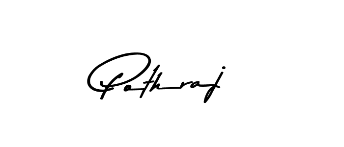 How to make Pothraj name signature. Use Asem Kandis PERSONAL USE style for creating short signs online. This is the latest handwritten sign. Pothraj signature style 9 images and pictures png