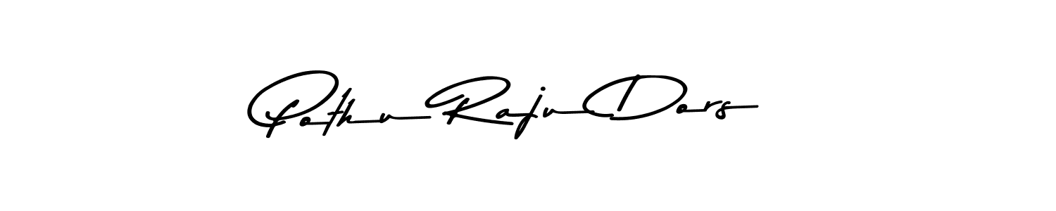 Pothu Raju Dors stylish signature style. Best Handwritten Sign (Asem Kandis PERSONAL USE) for my name. Handwritten Signature Collection Ideas for my name Pothu Raju Dors. Pothu Raju Dors signature style 9 images and pictures png