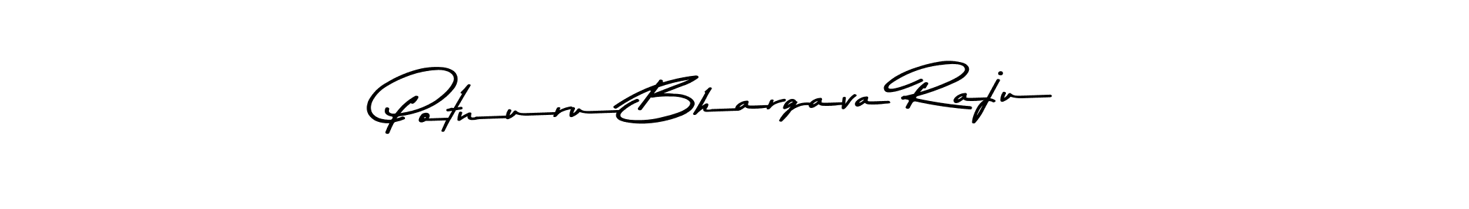 Use a signature maker to create a handwritten signature online. With this signature software, you can design (Asem Kandis PERSONAL USE) your own signature for name Potnuru Bhargava Raju. Potnuru Bhargava Raju signature style 9 images and pictures png