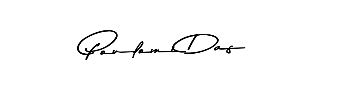 Poulomi Das stylish signature style. Best Handwritten Sign (Asem Kandis PERSONAL USE) for my name. Handwritten Signature Collection Ideas for my name Poulomi Das. Poulomi Das signature style 9 images and pictures png