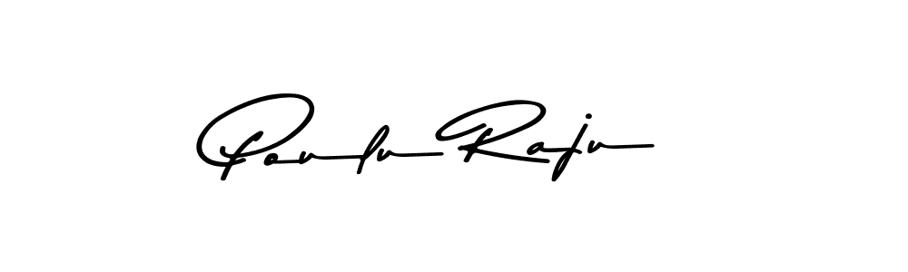Also we have Poulu Raju name is the best signature style. Create professional handwritten signature collection using Asem Kandis PERSONAL USE autograph style. Poulu Raju signature style 9 images and pictures png