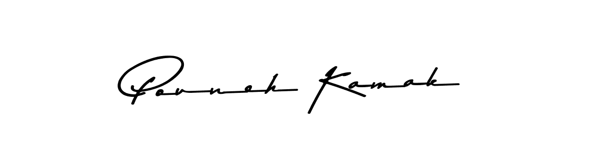 Use a signature maker to create a handwritten signature online. With this signature software, you can design (Asem Kandis PERSONAL USE) your own signature for name Pouneh Kamak. Pouneh Kamak signature style 9 images and pictures png