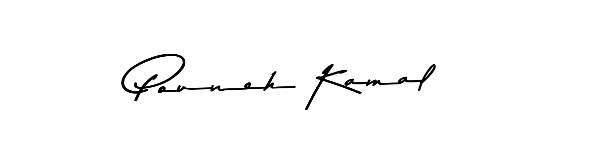 Use a signature maker to create a handwritten signature online. With this signature software, you can design (Asem Kandis PERSONAL USE) your own signature for name Pouneh Kamal. Pouneh Kamal signature style 9 images and pictures png