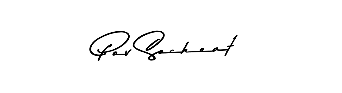 Similarly Asem Kandis PERSONAL USE is the best handwritten signature design. Signature creator online .You can use it as an online autograph creator for name Pov Socheat. Pov Socheat signature style 9 images and pictures png
