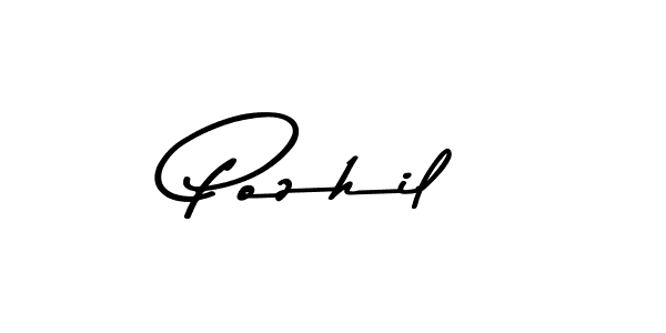 How to Draw Pozhil signature style? Asem Kandis PERSONAL USE is a latest design signature styles for name Pozhil. Pozhil signature style 9 images and pictures png
