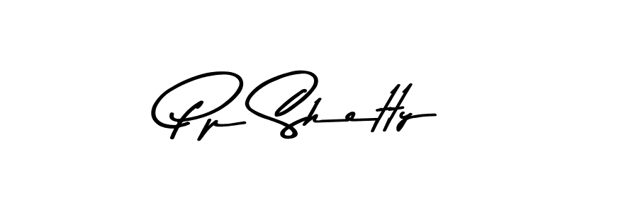 Pp Shetty stylish signature style. Best Handwritten Sign (Asem Kandis PERSONAL USE) for my name. Handwritten Signature Collection Ideas for my name Pp Shetty. Pp Shetty signature style 9 images and pictures png