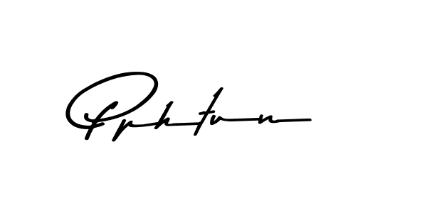 Create a beautiful signature design for name Pphtun. With this signature (Asem Kandis PERSONAL USE) fonts, you can make a handwritten signature for free. Pphtun signature style 9 images and pictures png