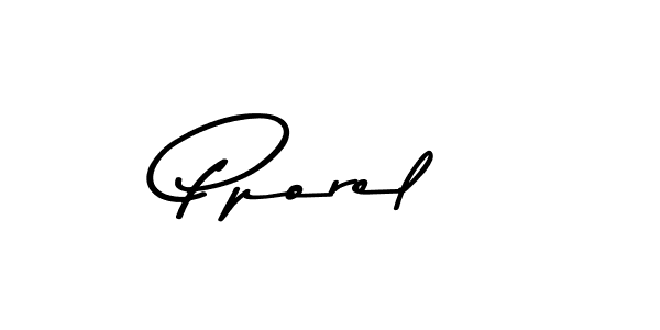 How to make Pporel signature? Asem Kandis PERSONAL USE is a professional autograph style. Create handwritten signature for Pporel name. Pporel signature style 9 images and pictures png