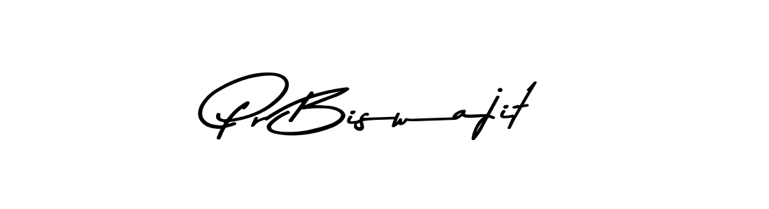 Create a beautiful signature design for name Pr Biswajit. With this signature (Asem Kandis PERSONAL USE) fonts, you can make a handwritten signature for free. Pr Biswajit signature style 9 images and pictures png