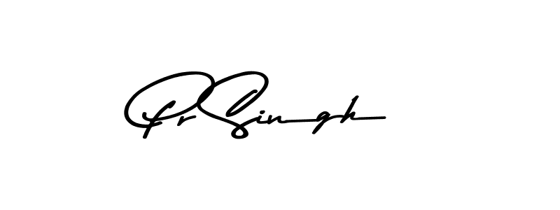 How to make Pr Singh name signature. Use Asem Kandis PERSONAL USE style for creating short signs online. This is the latest handwritten sign. Pr Singh signature style 9 images and pictures png