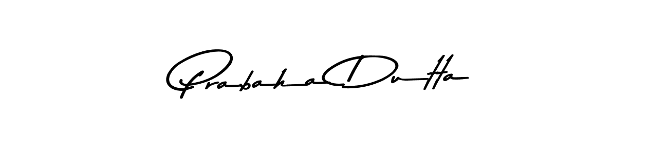 How to make Prabaha Dutta signature? Asem Kandis PERSONAL USE is a professional autograph style. Create handwritten signature for Prabaha Dutta name. Prabaha Dutta signature style 9 images and pictures png
