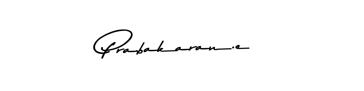 How to make Prabakaran.e signature? Asem Kandis PERSONAL USE is a professional autograph style. Create handwritten signature for Prabakaran.e name. Prabakaran.e signature style 9 images and pictures png