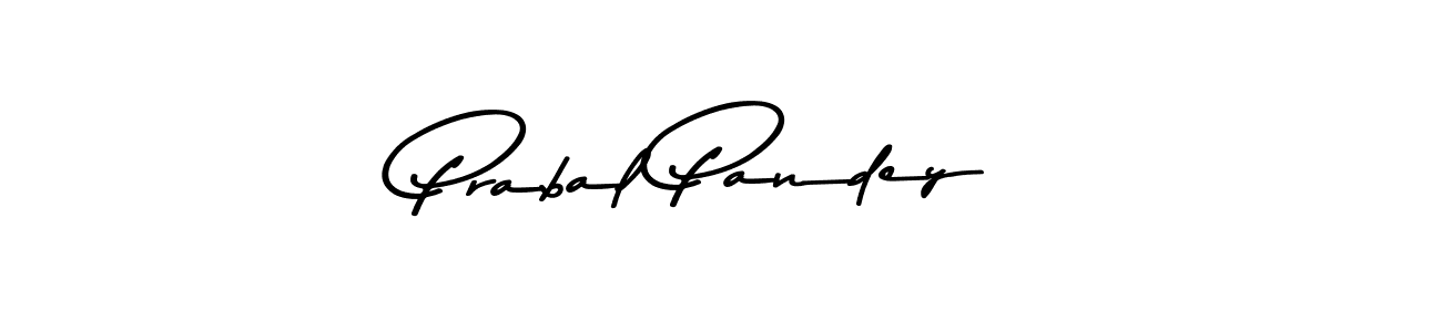 Prabal Pandey stylish signature style. Best Handwritten Sign (Asem Kandis PERSONAL USE) for my name. Handwritten Signature Collection Ideas for my name Prabal Pandey. Prabal Pandey signature style 9 images and pictures png