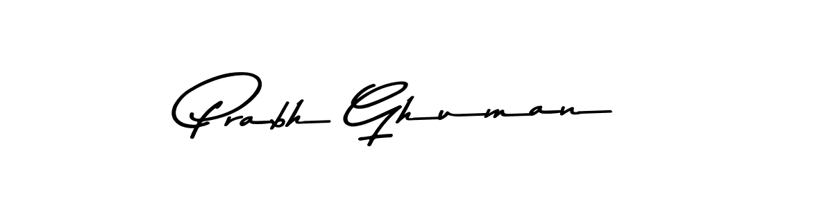 It looks lik you need a new signature style for name Prabh Ghuman. Design unique handwritten (Asem Kandis PERSONAL USE) signature with our free signature maker in just a few clicks. Prabh Ghuman signature style 9 images and pictures png