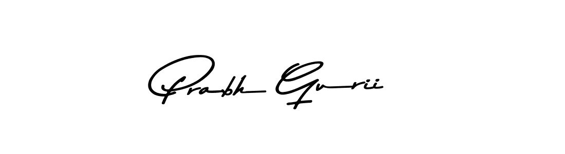 if you are searching for the best signature style for your name Prabh Gurii. so please give up your signature search. here we have designed multiple signature styles  using Asem Kandis PERSONAL USE. Prabh Gurii signature style 9 images and pictures png