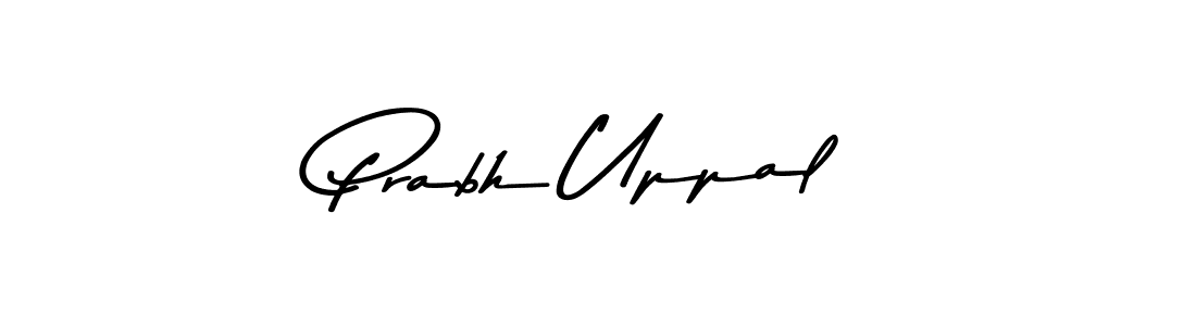 Design your own signature with our free online signature maker. With this signature software, you can create a handwritten (Asem Kandis PERSONAL USE) signature for name Prabh Uppal. Prabh Uppal signature style 9 images and pictures png