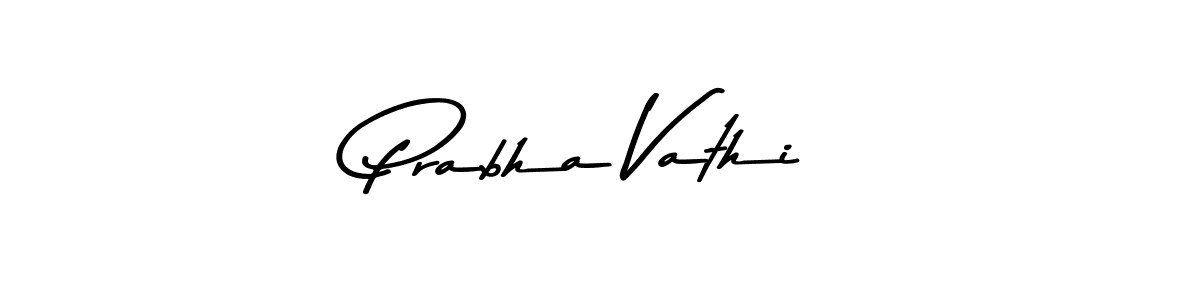 Prabha Vathi stylish signature style. Best Handwritten Sign (Asem Kandis PERSONAL USE) for my name. Handwritten Signature Collection Ideas for my name Prabha Vathi. Prabha Vathi signature style 9 images and pictures png
