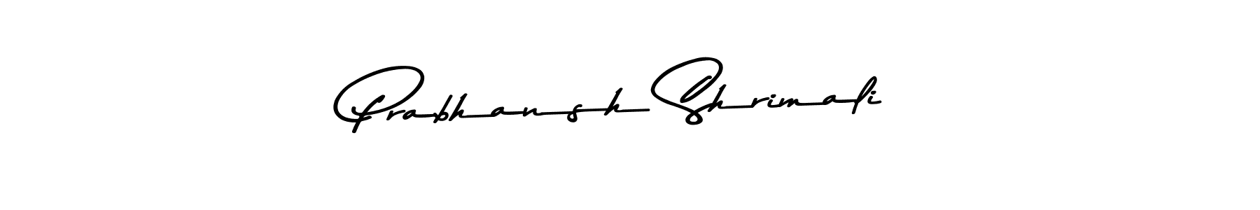 if you are searching for the best signature style for your name Prabhansh Shrimali. so please give up your signature search. here we have designed multiple signature styles  using Asem Kandis PERSONAL USE. Prabhansh Shrimali signature style 9 images and pictures png
