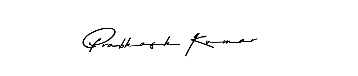 How to make Prabhash Kumar name signature. Use Asem Kandis PERSONAL USE style for creating short signs online. This is the latest handwritten sign. Prabhash Kumar signature style 9 images and pictures png