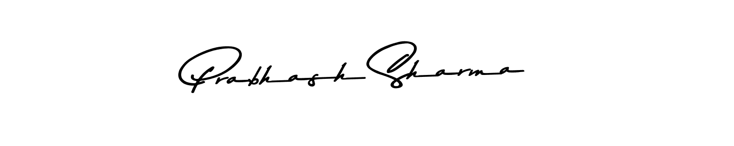 Prabhash Sharma stylish signature style. Best Handwritten Sign (Asem Kandis PERSONAL USE) for my name. Handwritten Signature Collection Ideas for my name Prabhash Sharma. Prabhash Sharma signature style 9 images and pictures png