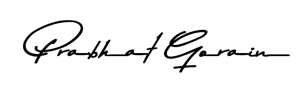 Generate high-definition signature styles for Prabhat Gorain. The Asem Kandis PERSONAL USE typeface ensures crisp legibility and sophisticated design. Prabhat Gorain signature style 9 images and pictures png