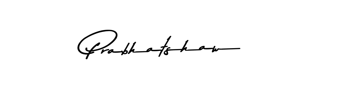 How to make Prabhatshaw name signature. Use Asem Kandis PERSONAL USE style for creating short signs online. This is the latest handwritten sign. Prabhatshaw signature style 9 images and pictures png