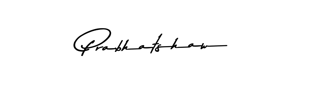 How to make Prabhatshaw name signature. Use Asem Kandis PERSONAL USE style for creating short signs online. This is the latest handwritten sign. Prabhatshaw signature style 9 images and pictures png