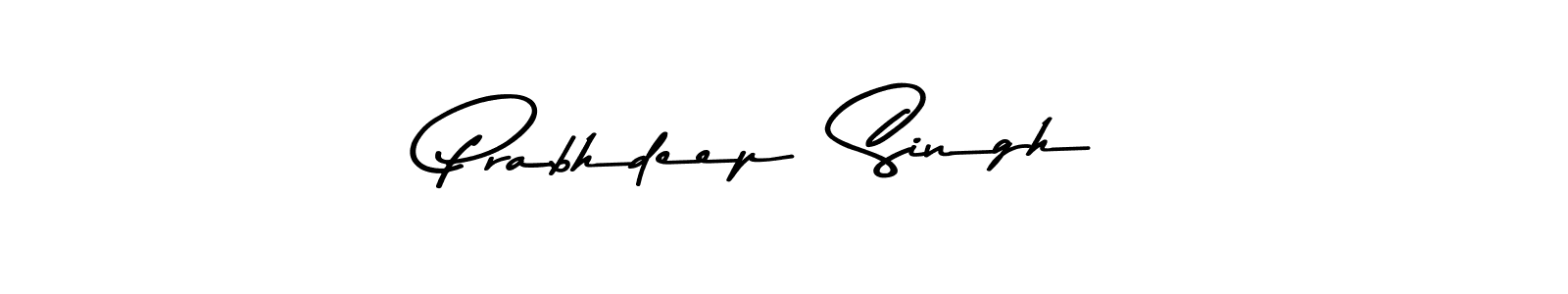 Design your own signature with our free online signature maker. With this signature software, you can create a handwritten (Asem Kandis PERSONAL USE) signature for name Prabhdeep  Singh. Prabhdeep  Singh signature style 9 images and pictures png