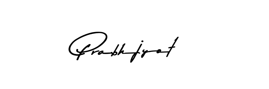 How to make Prabhjyot name signature. Use Asem Kandis PERSONAL USE style for creating short signs online. This is the latest handwritten sign. Prabhjyot signature style 9 images and pictures png