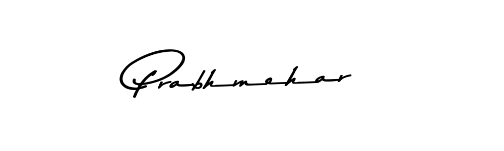 Prabhmehar stylish signature style. Best Handwritten Sign (Asem Kandis PERSONAL USE) for my name. Handwritten Signature Collection Ideas for my name Prabhmehar. Prabhmehar signature style 9 images and pictures png