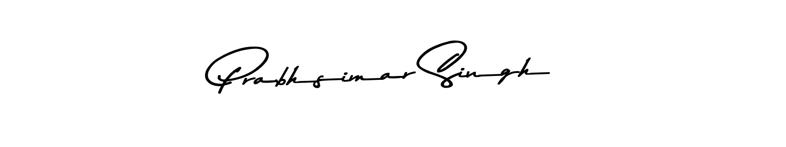 Also we have Prabhsimar Singh name is the best signature style. Create professional handwritten signature collection using Asem Kandis PERSONAL USE autograph style. Prabhsimar Singh signature style 9 images and pictures png