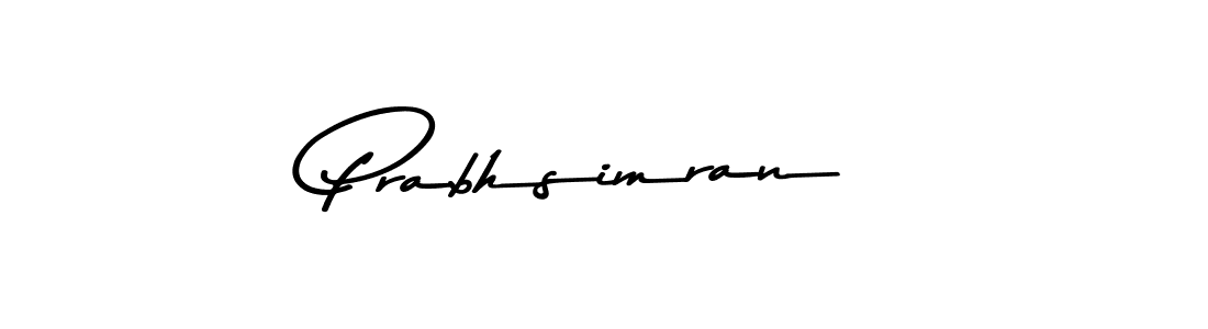 How to make Prabhsimran signature? Asem Kandis PERSONAL USE is a professional autograph style. Create handwritten signature for Prabhsimran name. Prabhsimran signature style 9 images and pictures png