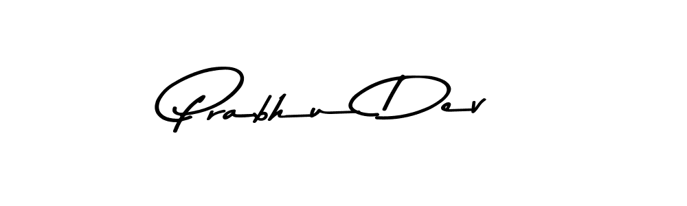 Make a beautiful signature design for name Prabhu Dev. With this signature (Asem Kandis PERSONAL USE) style, you can create a handwritten signature for free. Prabhu Dev signature style 9 images and pictures png
